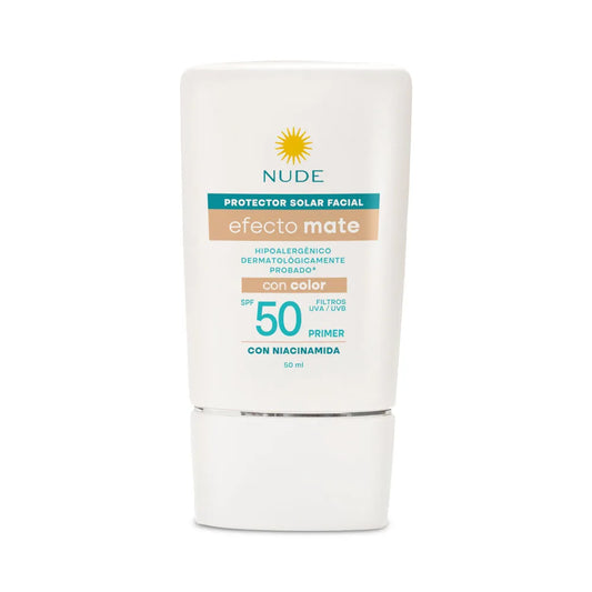 PROTECTOR SOLAR NUDE SPF 50 CREMA FACIAL CON COLOR X 50 ML