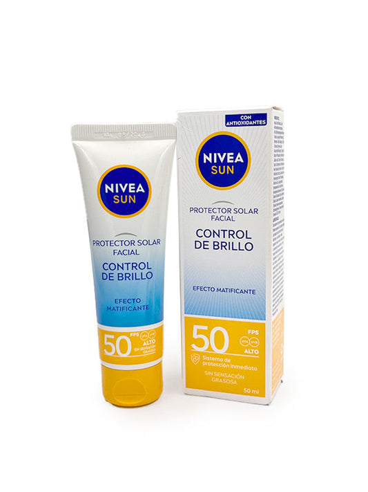 PROTECTOR SOLAR NIVEA CONTROL BRILLO CON 50 FPS