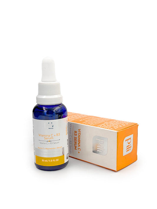 SERUM PILI CON VITAMINA C + B3 (NIACINAMIDA) 30 ML